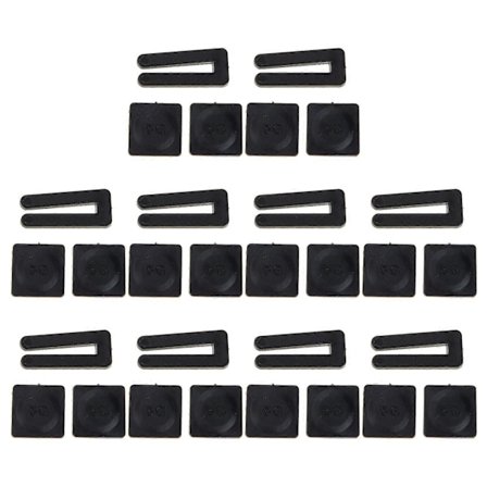 10 Sæt Balanceklips til Ventilator Loftventilator Balancerende Selvklæbende Vægte Ventilatorblade Balance Kit