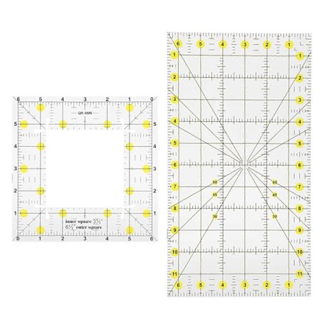 Quiltejal Rettvinklet Søm Tegning Måleverktøy Akryl Håndverk Stoffutstyr