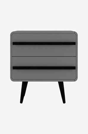 Loft24 - Nattbord Chantal - Grå - Nattbord - Fra Homeroom