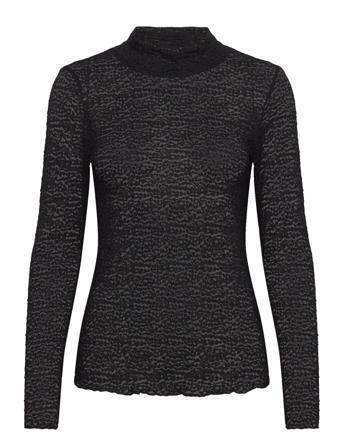 Frsammi Tee 1 Tops T-shirts & Tops Long-sleeved Black Fransa