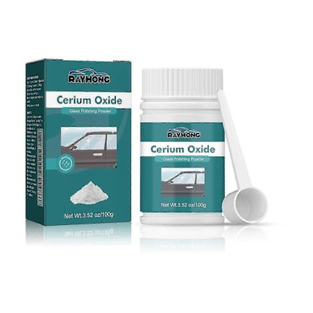Ceriumoxid Glaspoleringspulver för Repreparation & Rengöring - 124g