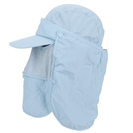 UPF 50+ Solhatt UV-skydd Bred Brätte Utomhus Fiske Solskydd Mössa för Resor Vandring Båtliv Trädgårdsskötsel(Blå Fri Storlek)