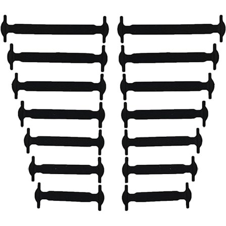 Ingen slips til sneakers Snørebånd til voksne og børn, elastiske flade snørebånd til Converse Air Force Sneakers Støvler