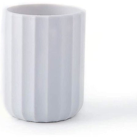 Silikon Blyantsholder Rund Penneholder Til Skrivebord Sød Kontor Skrivebords Papirvarer Organizer Holder (hvid)