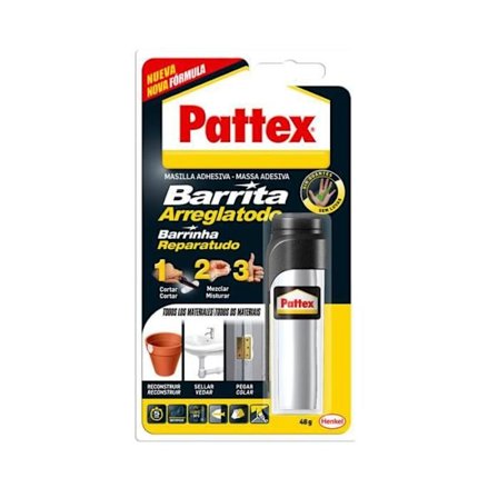 Lim - Pattex - BARRITA ARREGLATODO - 48 g - Hvid - To-komponent epoxy