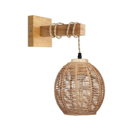 Retro Vegglampe Flettet Rattan Tre Sconces Stue Soverom Lampe Vintage Soverom Dekorasjon Lys