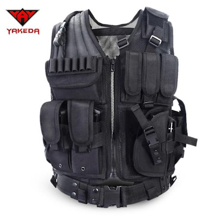 Outdoor Summer Mesh Andas träningsväst Multifunktionell Special Forces Väst Cs Field Tactical Väst