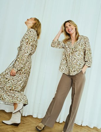 FREE/QUENT Blouse - Beige - XS