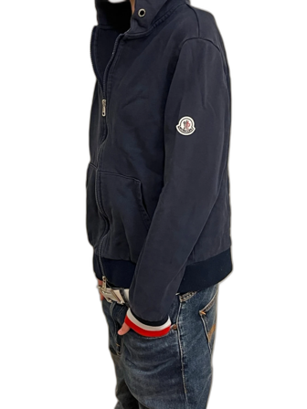 Mörkblå hoodie från Moncler