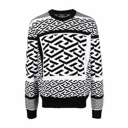 Versace, Sweatshirts Zwart, Heren, Maat:M