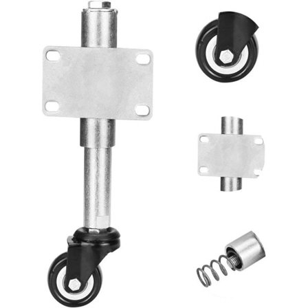 Grindhjul, länkhjul, grindstamhjul, 2 tum PU grindhjul