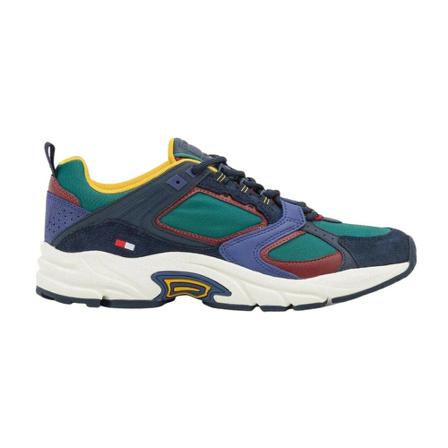 Tommy Jeans archive varsity runner Schoenen , Groen , Heren , Maat: 43 EU