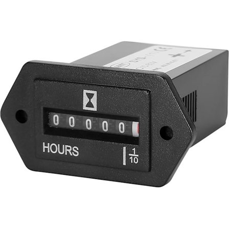 Mekanisk timetæller til motor AC 110V 120V 220V 230V til luftkompressor Golfvogn Klubhus Generator ATV Motorsav Fræser Flishugger