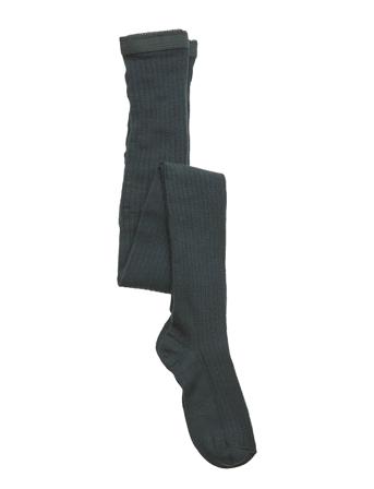 Wool Rib Tights Socks & Tights Tights Grå Mp Denmark