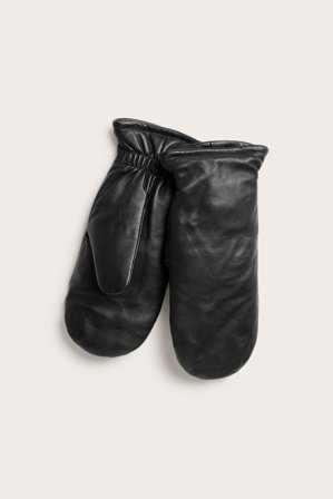 Kappahl | Rękawiczki skórzane | Czarne