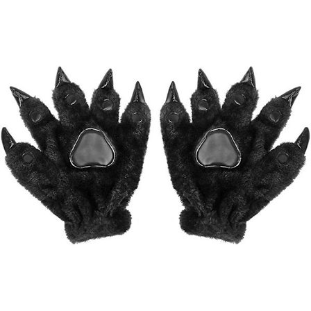 Vinter Cosplay Dyrepote Hansker - Varme Og Søte Unisex Kostyme Tilbehør