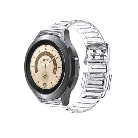 Klockarmband i silikon för Samsung Galaxy Watch 5 / 4 / 3 - Transparent