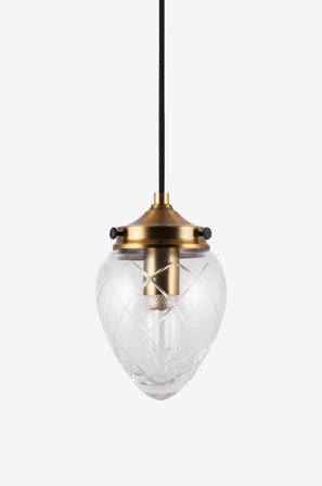 Globen Lighting - Pendel Juni 11 Slipt - Transparent - Takpendler - Fra Homeroom
