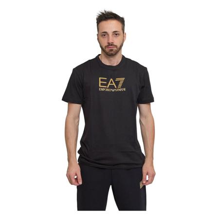 Emporio Armani, T-Shirts Zwart, Heren, Maat:M