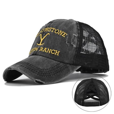 Yellowstone Dutton Ranch Baseball Cap Justerbar Broderet