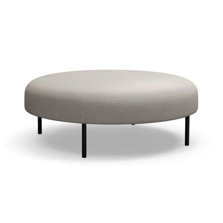 Hocker, VARIETY, Ø 1200mm, Stoff Blues CSII, taupe