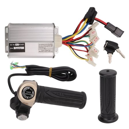 48V 1000W Borstad Motor Hastighetsregulator Gasreglage Kit Elektrisk Motorcykel Scooter Cykel Trehjuling