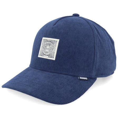 Djinns - Blå adjustable Caps - New Hft Lazy Corduroy Navy A-Frame Adjustable @ Hatstore