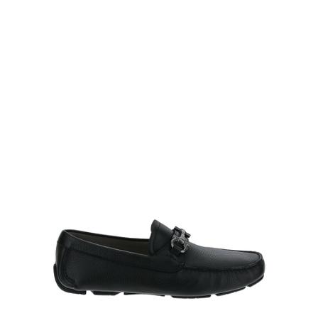 Salvatore Ferragamo, Loafers Zwart, Heren, Maat:40 EU