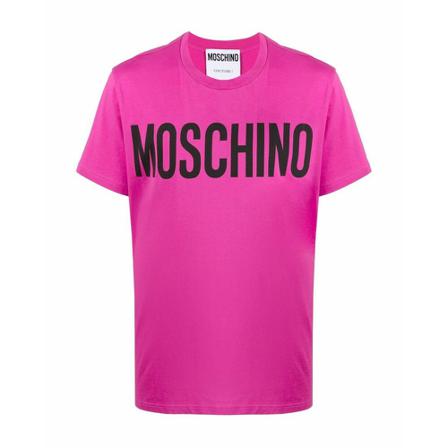 Moschino, T-shirt Roze, Heren, Maat:L,Cotton
