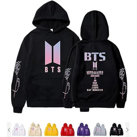 Bts Unisex Hættetrøje Casual Hoodie Cosplay Jakke Top