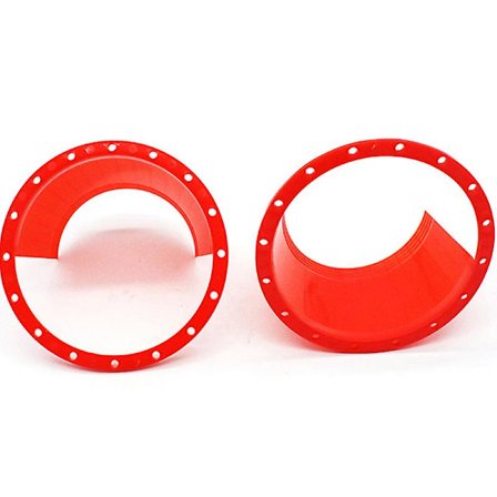 2 stk Bil Audio Ombygging 6,5-tommers Høyttaler Vanntett Deksel Lyd Rustbeskyttelse Pute Høyttaler Vanntett Deksel Svart Rød Universal