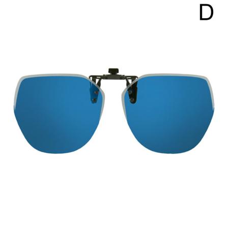 Clip On Flip Up Körglasögon Sun Holiday Uv-skydd Unisex