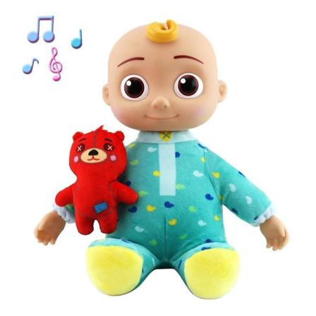 Cocomelon 25cm Musikalsk Sengtids Jj Dukke Blød Plys Legetøj, Børn Baby Plys Blødt Legetøj Gaver Super Blødt