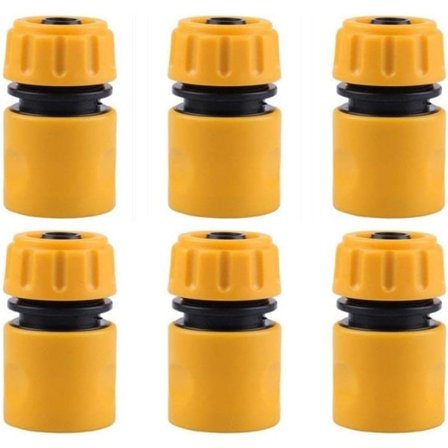 6-pack snabbkopplingar för slangände 1/2 " slang snabbkopplingar