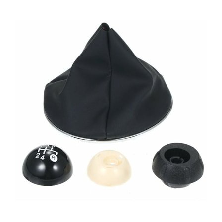 2007-2018 Fiat 500 500C Bil Læder Gearknop Joystick Støvle Cover Udskiftning.