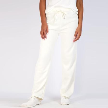 Dam Dragsko Elastisk Midja Raka Ben Bottom Pocket Byxor
