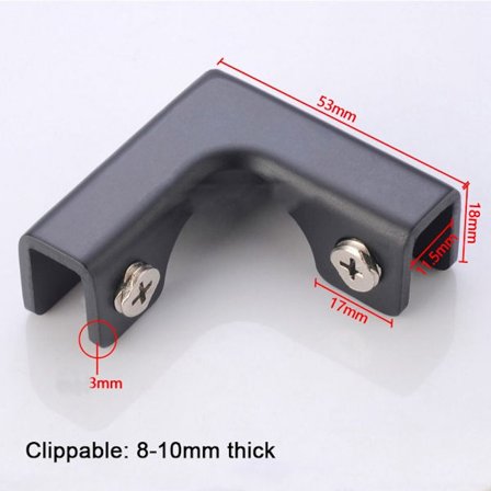 Vinkel Hörnkod Glasklämma STYLE 5 STYLE 5