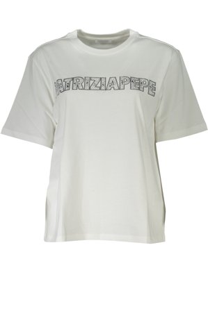 Patrizia Pepe T-shirt Maniche Corte Donna Bianco