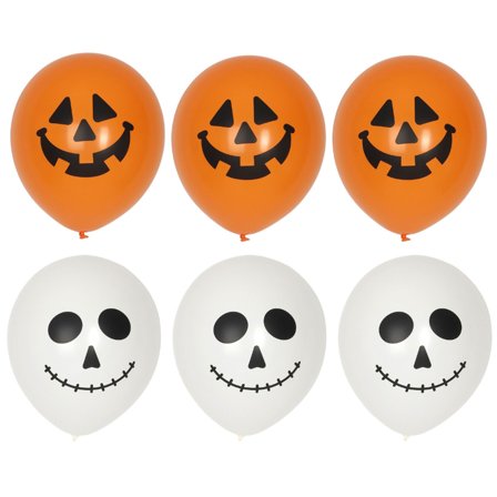 Halloween Ballonger 6-pakning
