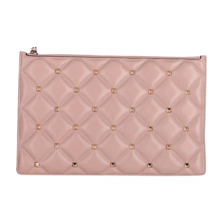 Valentino Vintage Clutches , Beige , Dames , Maat: ONE Size Vintage Tassen