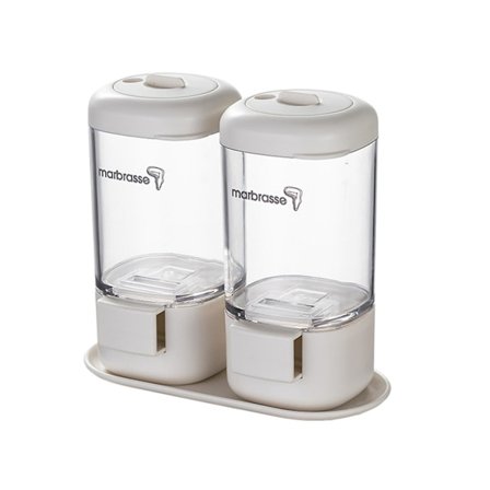 Krydderi beholder lufttæt fugtsikker roterbar krydderi opbevaringsarrangør sukkerbeholder