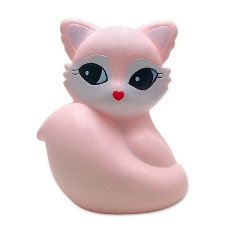 Super Kawaii Fox Squishy Slow Rising Simulation Squeeze Toy Mjuk Doft Stressavlastande Leksak För Barn 15*12 Cm