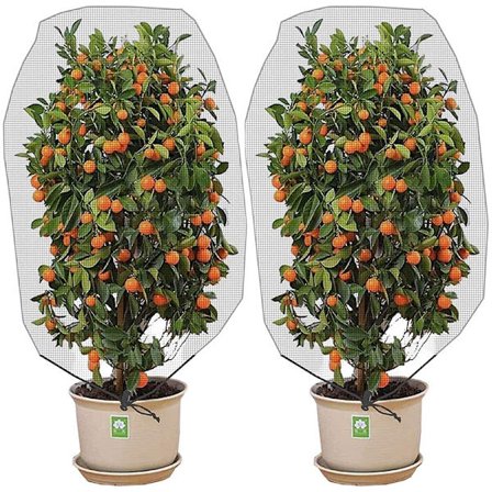 2-pack Växtinsektsskydd Amazon Insektpåse Dragkedja Flugskydd Fl