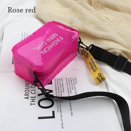 Axelväska Crossbody-väska ROSE RED