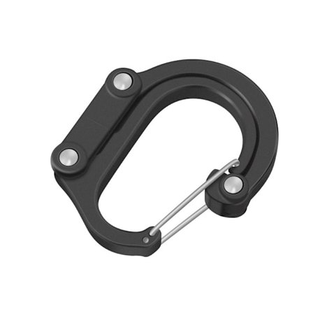 HEROCLIP (Small) Karbinhake och -klämma, för att hänga väskor, handväskor, lyktor, barnvagnar, verktyg, hjälmar, vatten