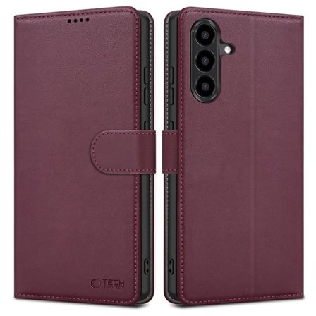Tech-Protect tegnebogsetui til Samsung Galaxy A26 5G / A17 4G / 5G - Burgundy