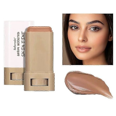 Balm Serum Boosted Skin Tint Hydrating Tonet Fugtighedscreme, Tonet Foundation Stick For Fejlfri, Let Til Medium Dækning
