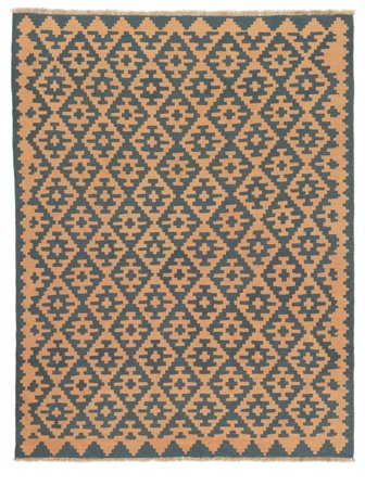 Persisk Kelim Ghashghai Tæppe 177X234 Brun/Sort Carpetvista
