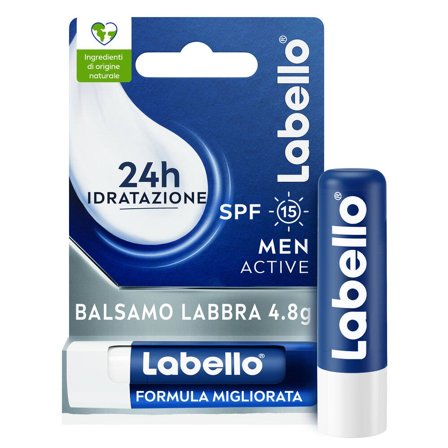Labello Active for Men Burrocacao Labbra Idratante E Protettivo