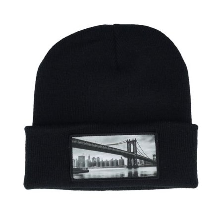 Public Domain - Svart cuff Beanie - Bridge Beanie Black Cuff @ Hatstore